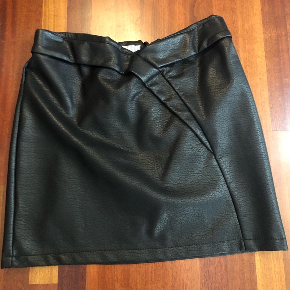 ASOS faux leather mini